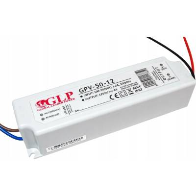 LED zdroj GLP GPV-50-12 48W 12V 4A IP67