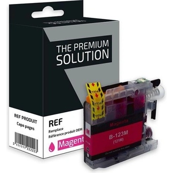Image 1 of Compatible Lc123 Съвместима мастилена касета (магента)