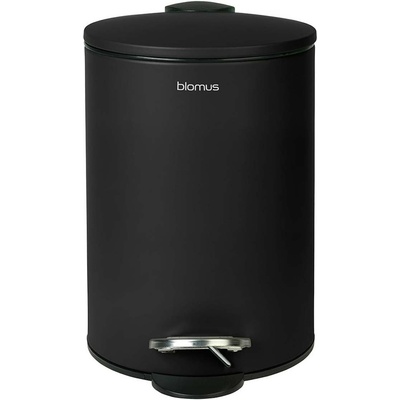 blomus Кошче за отпадъци Tubo черно (69214)