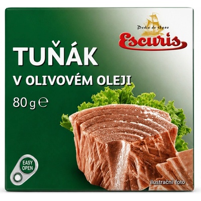 Escuris Tuňák v olivovém oleji 80 g