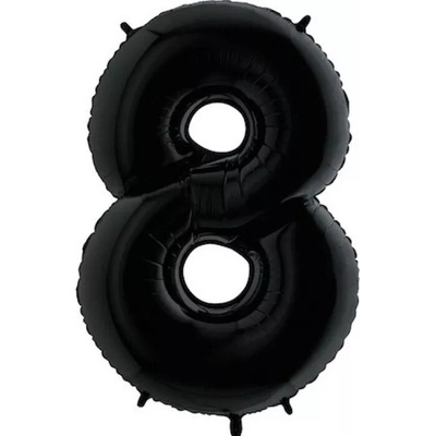 Grabo Fóliový balónek 102 cm číslice 8 barevné varianty Černá