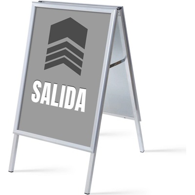Jansen Display Set reklamního áčka A1, Východ, šedý, španělsky, 639 x 1094 mm