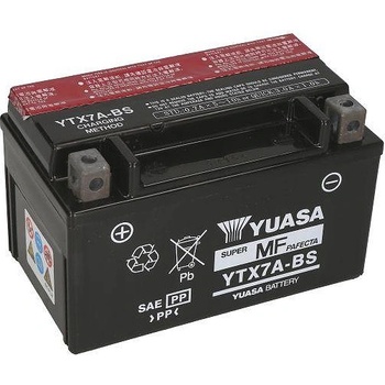 Image 1 of YUASA 6.3Ah left+ YTX7A-BS