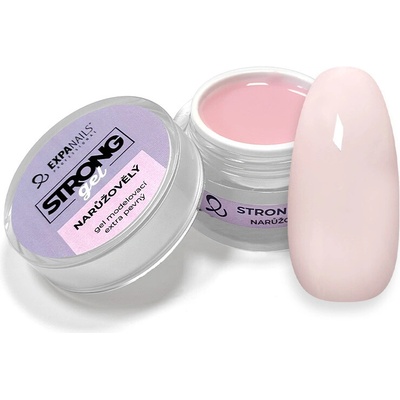 Expa nails Uv Led gel modelovací vícefázový gel strong narůžovělý 15 g