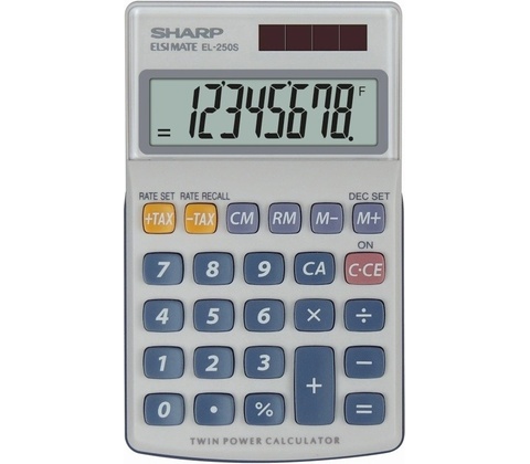 Sharp EL250S šedá