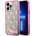GUESS Кейс Guess GUHCP14LLC4PSGP за iPhone 14 Pro 6.1", розов / розов, твърд, Liquid Glitter 4G Transculent (GUE002793-0)