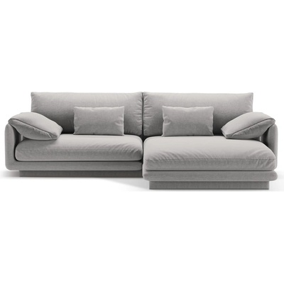 Micadoni Светлосив ъглов диван (десен ъгъл) Torino - Micadoni Home (MIC_RC_211_F1_TORINO5)