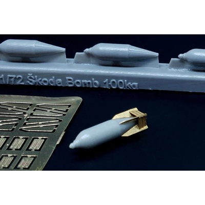 Brengun Skoda 100kg bomb interwar period Resin set of czechoslovak air-drop bombs 4 pieces 1:72