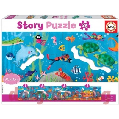 Educa Пъзел educa 18902 - 26 части - Подводен свят (edu18902)