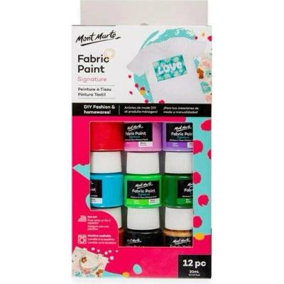 MontMarte Sada barev na textil 0076 12 x 20 ml