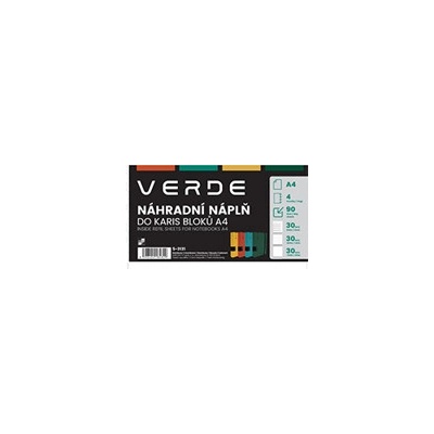 Karton P+P Náhradní náplň do karis VERDE A5 90 listů 5-3141 – Zboží Dáma