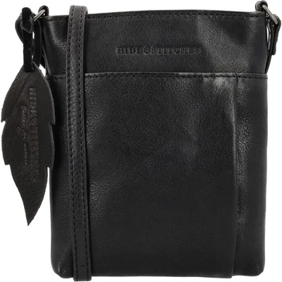 Čierna premiová crossbody kabelka z pravej kože „Toscana“
