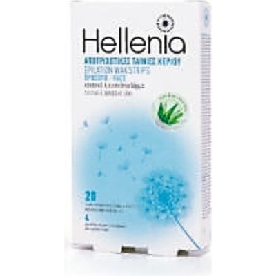 Hellenia depilační náplasti na obličej 20 ks