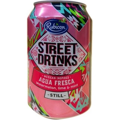 Rubicon Meloun Limetka A Máta Neperlivý Džus Agua Fresca 330 ml