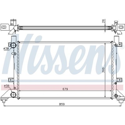 Chladič motoru NISSENS 65231A