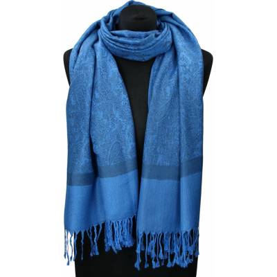 Cashmere dámská zimní šála Klean modrá
