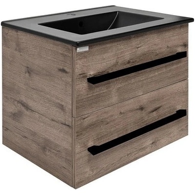 SAT Skříňka s umyvadlem Cube Way dub wellington mat CUBE46C602DWMODC
