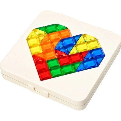 Wiky Tangram hlavolam srdce 12cm – Zboží Mobilmania