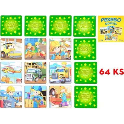 Mikro trading Pexeso Stavitel 64 ks