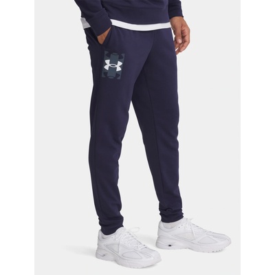 Under Armour pánské tepláky UA Rival Terry Logo jogger modrá