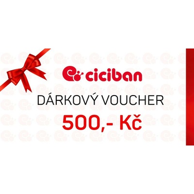 Dárkový voucher Ciciban 500,- Kč