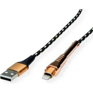 Roline Cable USB2.0 AМ / Lightning, 1m, Roline 11.02. 8923 (11.02.8923)