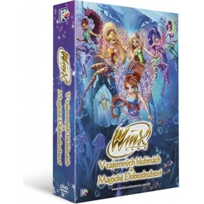 Winx Club Magické dobrodružství + V tajemných hlubinách 2DVD