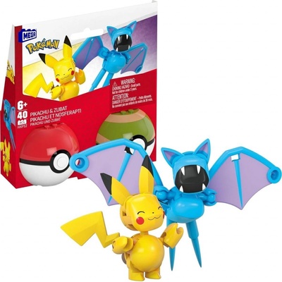 MEGA Pokémon Poké Ball - Pikachu a Zubat – Zboží Mobilmania