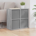 vidaXL Служебен шкаф Сив Сонома 59, 5 x 27 x 57 см (8000537)