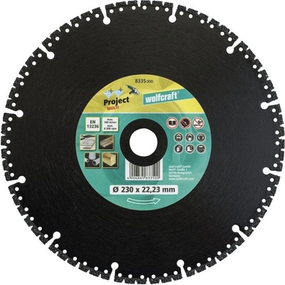 Wolfcraft Diamantový rezací kotúč 230 mm 8335000