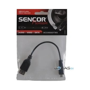 Sencor SCO 513-001 USB A/F-Micro B/M