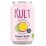 Kult Water Kefir, воден кефир, хмел и маракуя, 330 мл