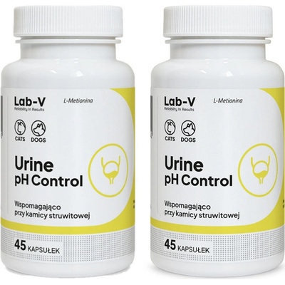 LAB-V Urine pH Control Podpora pro psy a kočky se struvitovou urolitiázou 2 x 45 kapslí