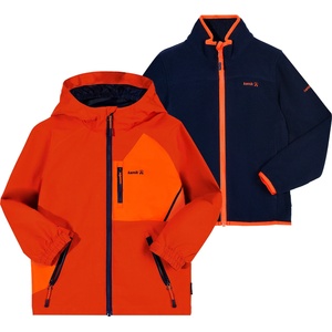 Kamik Детско 3-в-1 яке Kamik Kid's Silas Waterproof jacket - Clay / Flame - размер 122 (EU) (703-5363-0412)