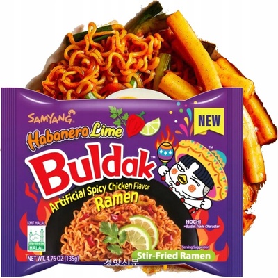 Samyang Polievka ramen Habanero Lime 5 x 135 g