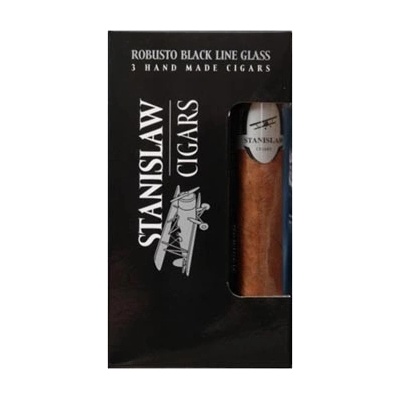 Stanislaw Robusto Black Line Glass 3