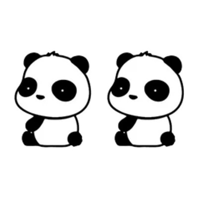 Origoska náušnice panda NPA13
