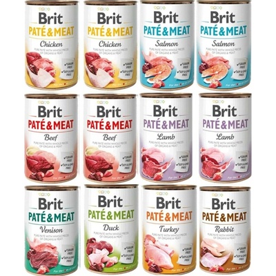 Brit Paté & Meat Mix 12 x 400 g