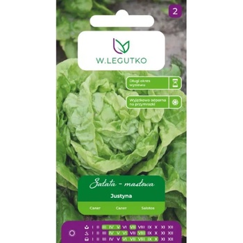 W. Legutko Салата „Justyna butterhead - светлозелена, ранен сорт