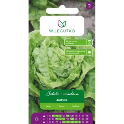 W. Legutko Салата „Justyna butterhead - светлозелена, ранен сорт