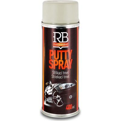 Rustbreaker Barva, stříkací šedý matný tmel ve spreji PUTTY SPRAY, 400 ml