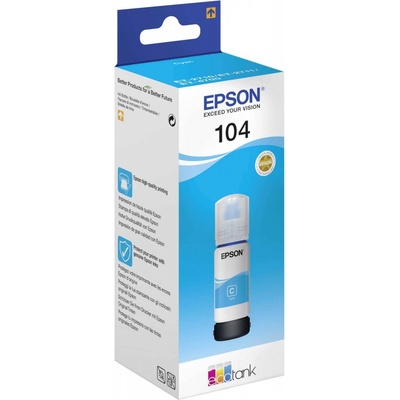 Atrament Epson 104 Cyan - originálny