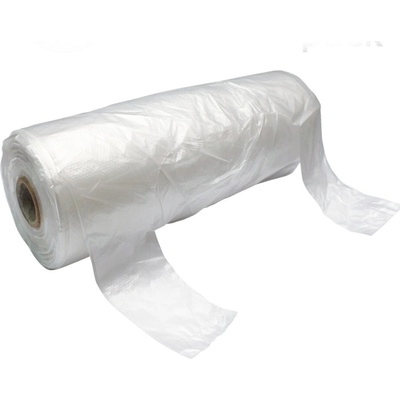Mikroténová taška na rolku, nosnosť 3 kg, dĺžka 40 cm, šírka 22 cm, záložka 12 cm, transparentná, 250 ks