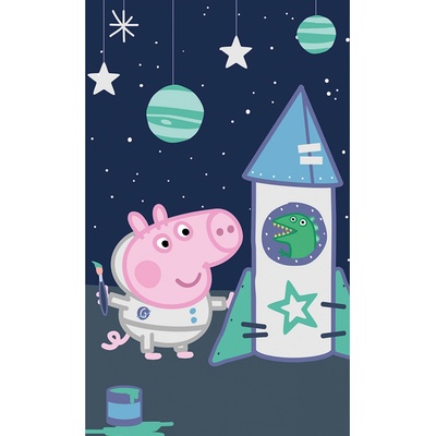 Carbotex bavlnený froté uterák 30x50 cm Prasiatko Pepina Tomík astronaut