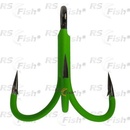 Rybářské háčky Madcat A-Static Treble 6X Trojháček vel.2 4 ks