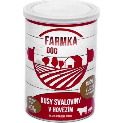 Sokol Falco Farmka Dog kusy svaloviny v hovädzom 400 g