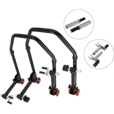 Sefis D20 sklopný moto stojan predný a zadný set - single / 2v1