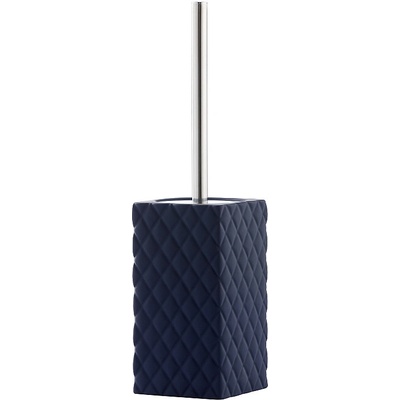 Lene Bjerre WC štětka PORTIA tmavě modrá se stříbrným víčkem