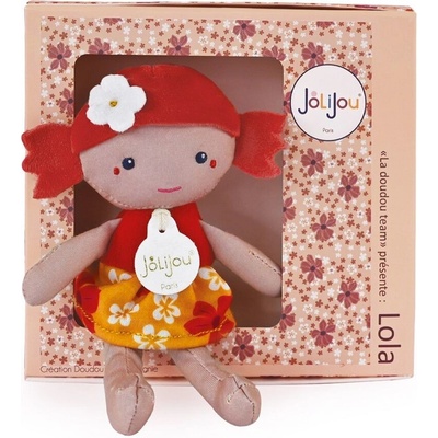 Doudou Jolijou Lola 16 cm červená