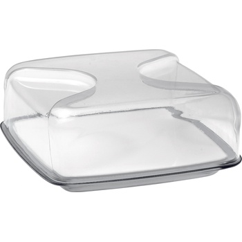 Guzzini Контейнер за сирене Gocce с дъска за рязане 25, 5 см сив (27000092)